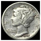 1926-S Silver Mercury Dime NEARLY  UNCIRCULATED
