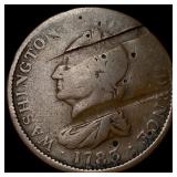 1783 Washington Draped Bust Copper Cent NICELY CIR