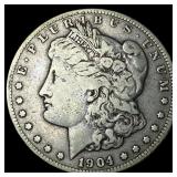1904-S Silver Morgan Dollar LIGHTLY CIRCULATED