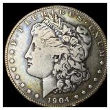 1904-S Silver Morgan Dollar LIGHTLY CIRCULATED