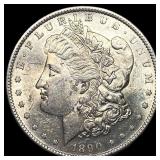 1890-S Silver Morgan Dollar CHOICE AU