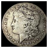 1904-S Silver Morgan Dollar LIGHTLY CIRCULATED