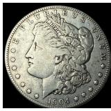 1904-S Silver Morgan Dollar LIGHTLY CIRCULATED
