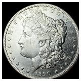 1890-CC Silver Morgan Dollar CLOSELY UNCIRCULATED