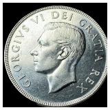 1952 Canada Silver Dollar UNCIRCULATED