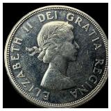 1964 Canada Silver Dollar Charlottetown UNCIRCULAT