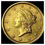 1852 Gold $1 Type 1 CLOSELY UNCIRCULATED