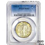 1941-S Walking Liberty Half Dollar PCGS MS65