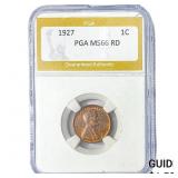 1927 Wheat Cent PGA MS66 RD