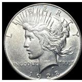 1928 Silver Peace Dollar CHOICE AU