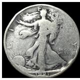 1921 Silver Walking Liberty Half Dollar  UNCIRCUL