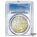1926 Silver Peace Dollar PCGS MS64