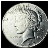 1928 Peace Silver Dollar CLOSELY UNCIRCULATED