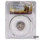 Roman Empire Faustina Sr. 138-141 AD Silver Denar