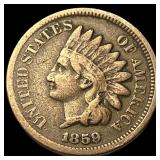 1859 Indian Head Cent NEARLY UNCIRCULATED