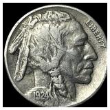 1924-S Buffalo Nickel NICELY CIRCULATED