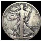 1919-S Silver Walking Liberty Half Dollar LIGHTLY