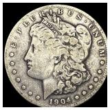 1904-S Silver Morgan Dollar LIGHTLY CIRCULATED