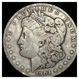 1904-S Silver Morgan Dollar LIGHTLY CIRCULATED