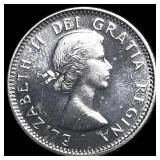 1960 Canada Silver 10 Cents