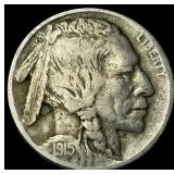 1915-D Buffalo Nickel LIGHTLY CIRCULATED