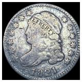 1821 Capped Bust Dime LIGHTLY CIRCULATED