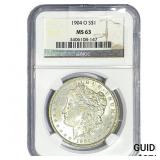 1904-O Morgan Silver Dollar NGC MS63