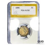 1896 Liberty Victory Nickel PGA AU58