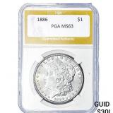 1886 Morgan Silver Dollar PGA MS63