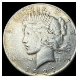 1927-S Silver Peace Dollar LIGHTLY CIRCULATED