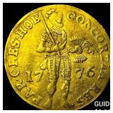 1776 Holland United Netherlands Gold DUcat