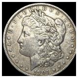 1901 Silver Morgan Dollar NEARLY UNCIRCULATED