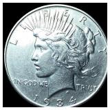 1934-D Silver Peace Dollar CLOSELY  UNCIRCULATED