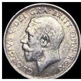 1915 Great Britain Silver 1 Shilling