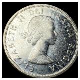 1958 Canada Silver Dollar British Columbia UNCIRCU