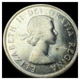 1958 Canada Silver Dollar British Columbia UNCIRCU