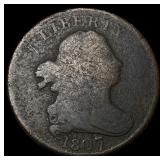 1807 Draped Bust Half Cent NEARLY  UNCIRCULATED