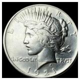 1921 Silver Peace Dollar CLOSELY UNCIRCULATED