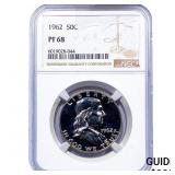 1962 Franklin Half Dollar NGC PF68
