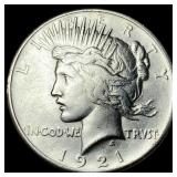 1921 Silver Peace Dollar CLOSELY UNCIRCULATED