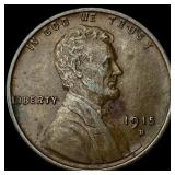 1915-D Lincoln Wheat Cent CLOSELY UNCIRCULATED