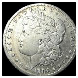 1886-S Silver Morgan Dollar LIGHTLY  CIRCULATED
