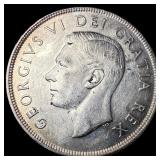 1950 Canada Silver Dollar CLOSELY UNCIRCULATED