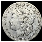 1904-S Silver Morgan Dollar LIGHTLY CIRCULATED