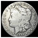 1904-S Silver Morgan Dollar NICELY CIRCULATED