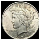 1922 Silver Peace Dollar CHOICE BU