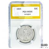 1925 Lexington Half Dollar PGA MS66