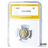 1917 Buffalo Nickel PGA MS64
