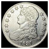 1831 Capped Bust Half Dollar CLOSELY  UNCIRCULATE