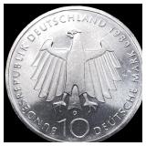 1989 Germany Silver 10 Mark